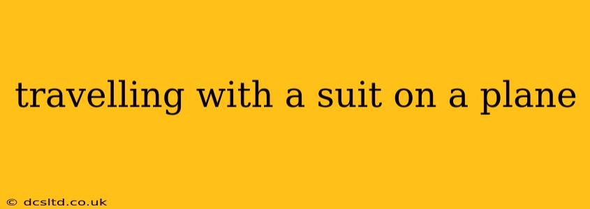 travelling with a suit on a plane
