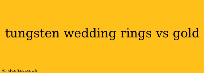 tungsten wedding rings vs gold