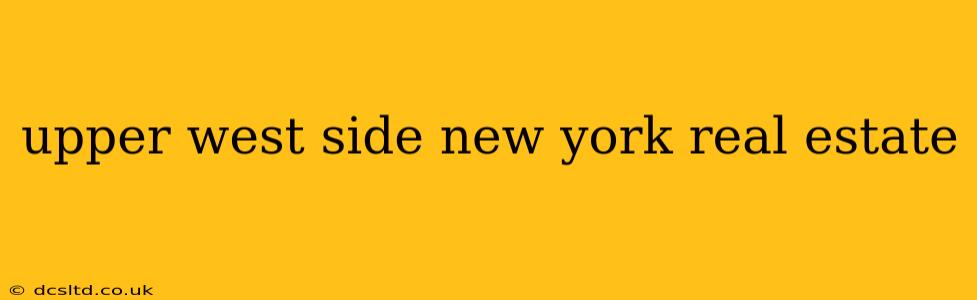 upper west side new york real estate