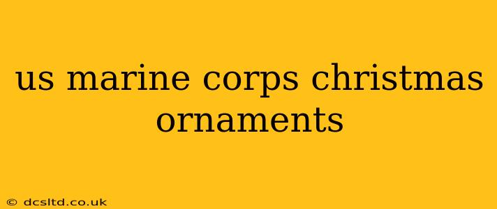 us marine corps christmas ornaments