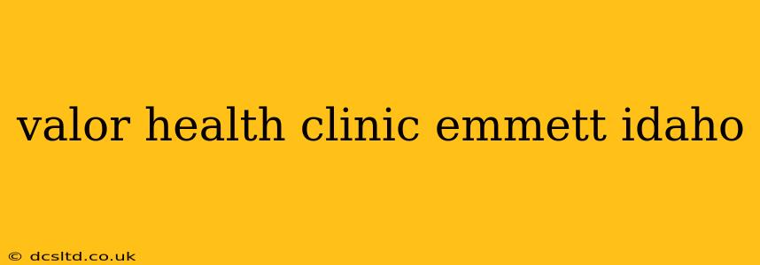 valor health clinic emmett idaho