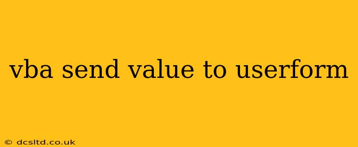 vba send value to userform