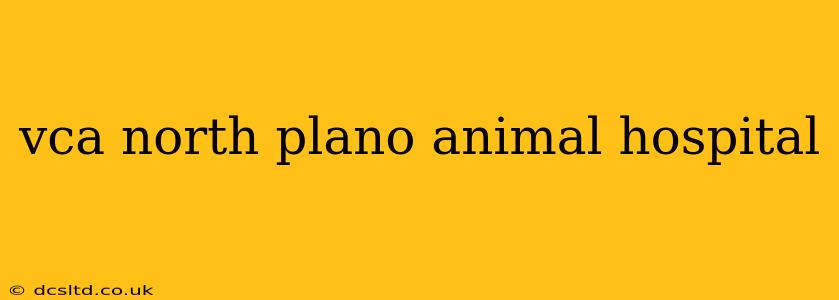 vca north plano animal hospital