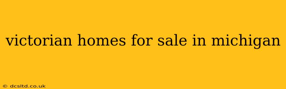 victorian homes for sale in michigan