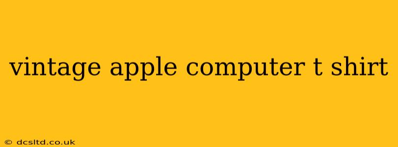 vintage apple computer t shirt