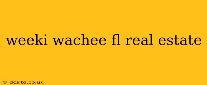 weeki wachee fl real estate