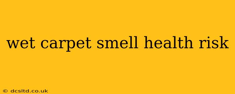wet carpet smell health risk