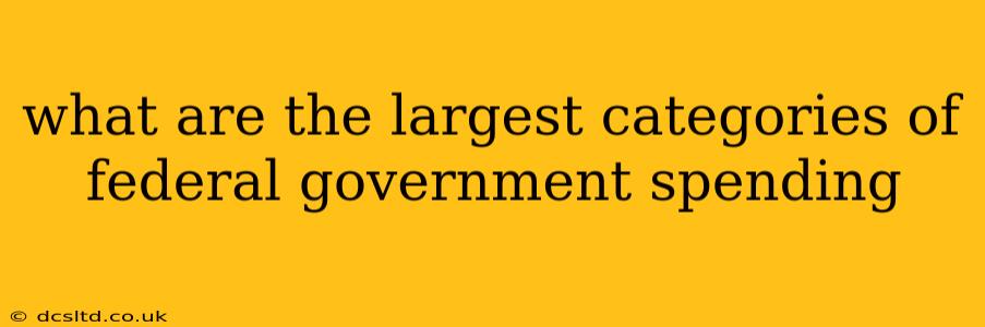 what are the largest categories of federal government spending