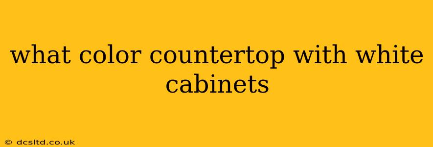 what color countertop with white cabinets