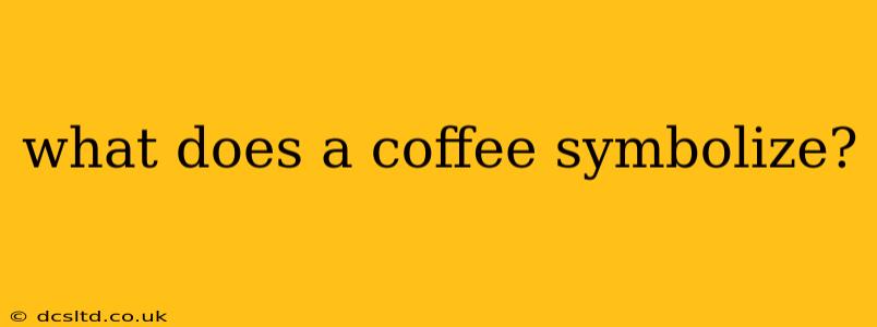 what does a coffee symbolize?