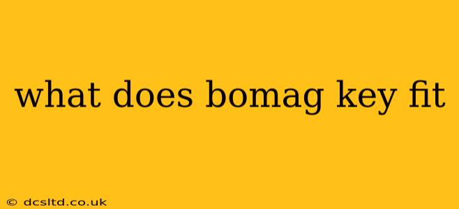 what does bomag key fit