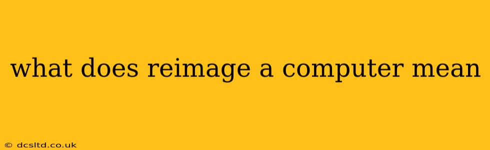 what does reimage a computer mean