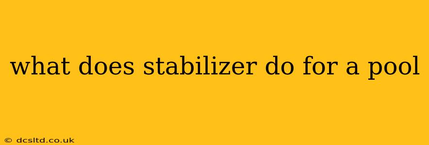 what does stabilizer do for a pool