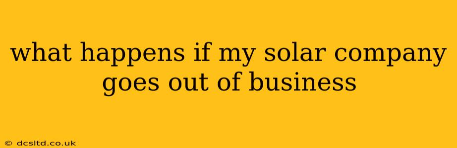 what happens if my solar company goes out of business