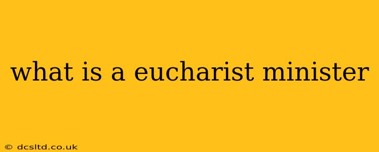 what is a eucharist minister