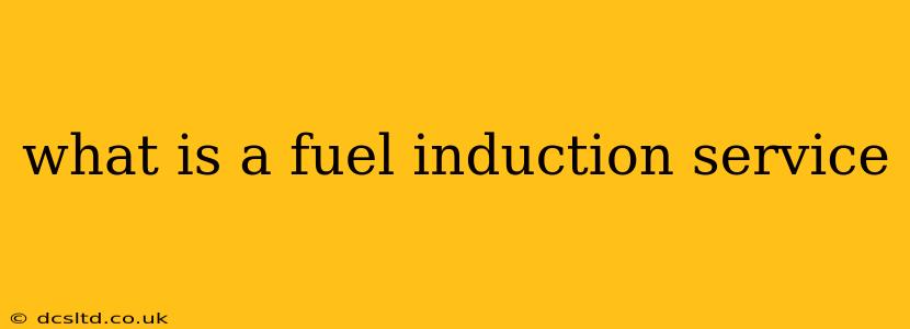 what is a fuel induction service