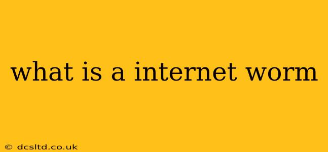 what is a internet worm