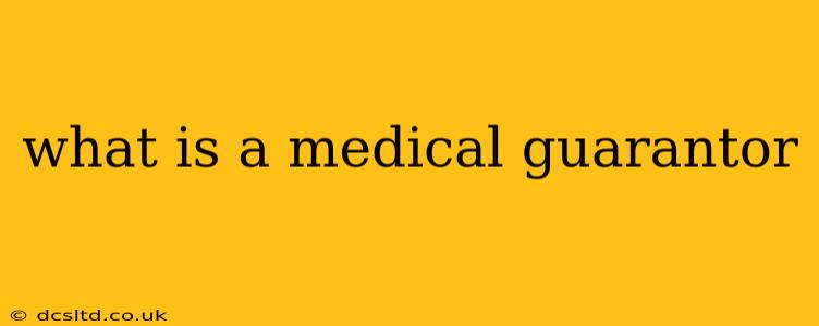 what is a medical guarantor