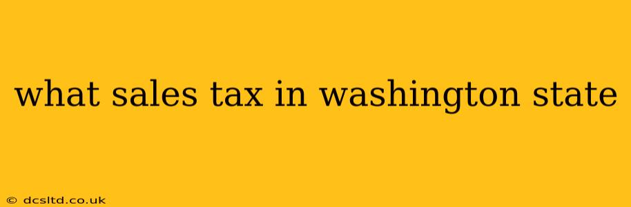 what sales tax in washington state
