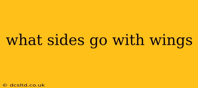 what sides go with wings