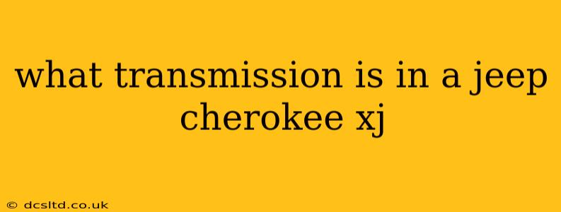 what transmission is in a jeep cherokee xj