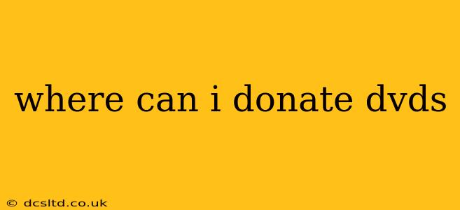 where can i donate dvds