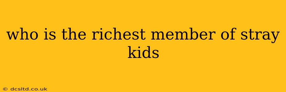 who is the richest member of stray kids