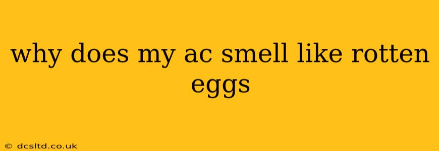 why does my ac smell like rotten eggs