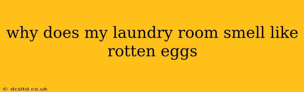 why does my laundry room smell like rotten eggs