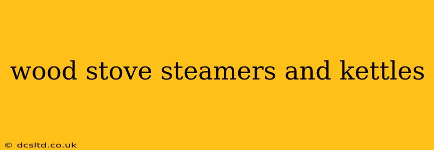 wood stove steamers and kettles