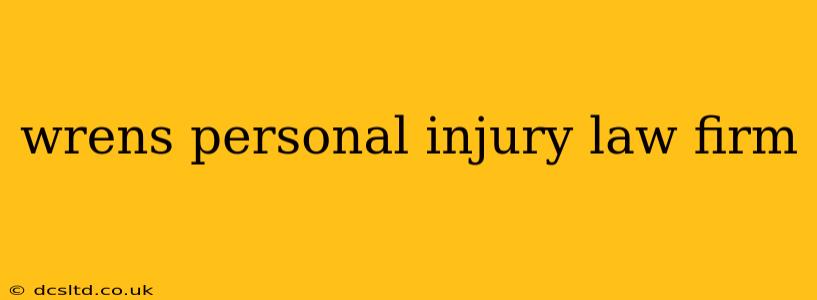 wrens personal injury law firm