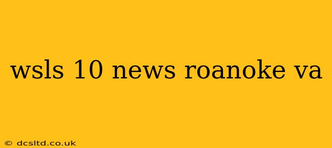 wsls 10 news roanoke va